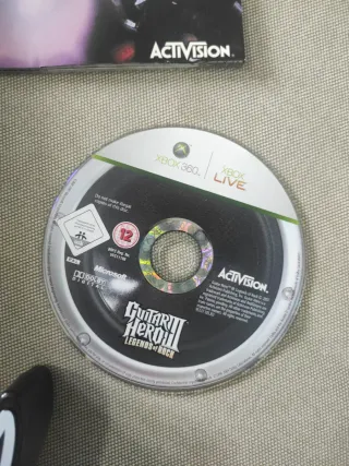 Guitarra Gibson Guitar Hero III + Juego XBOX360