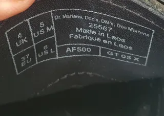 Zapatos Dr Martens 1461 Negros