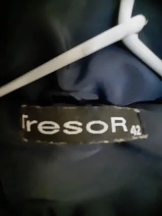 Abrigo Azul Poliester 100%