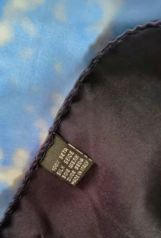 Foulard donna fantasia aereo e città