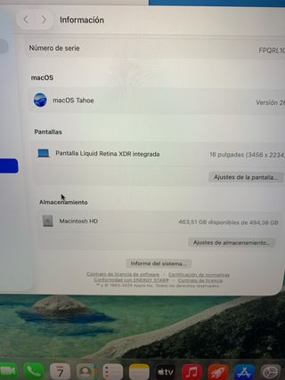 MacBook Pro 16 pulgadas gris espacial