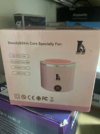 Kit Depilación Cera Calentador Anruz