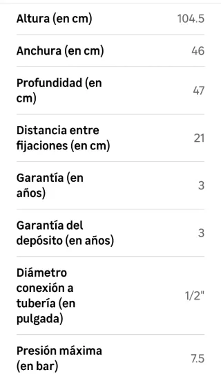 Termo Eléctrico 100L