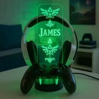 Lamapara soporte gamer decoración mesa regalo