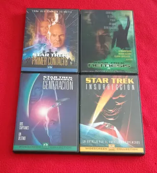 Pack 4 DVDs Star Trek nueva generación