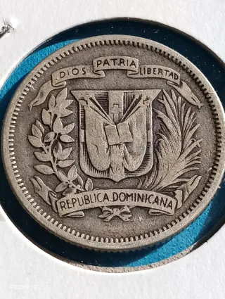 Lote de monedas de plata Republica Dominicana