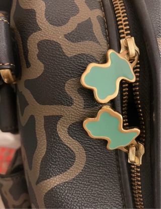 Bolso Tous piel negro y marrón