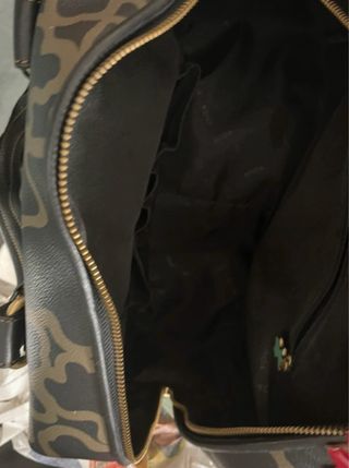 Bolso Tous piel negro y marrón