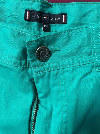 Pantalón corto niño Tommy Hilfiger verde talla 16a