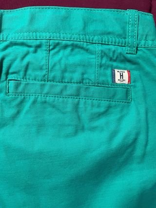 Pantalón corto niño Tommy Hilfiger verde talla 16a