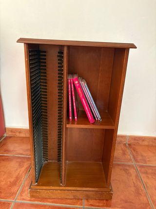 Mueble Auxiliar CDs y Libros Madera