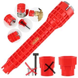 Llave de grifo multifuncional para tuercas lavabo