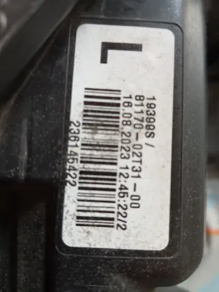 Faro Izquierdo Toyota Corolla E21