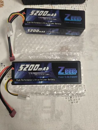 2 Baterías Zeee Power 5200mAh 80C 11.1V
