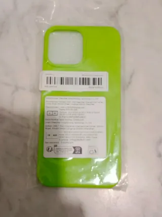 Cover iPhone 13 Pro Max Verde Fluo nuova