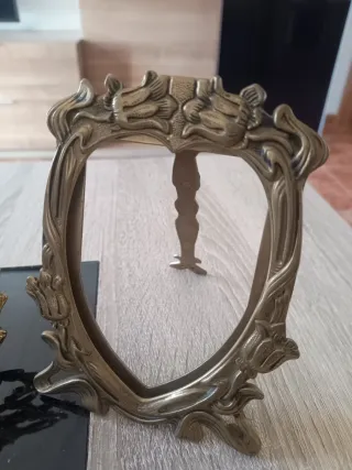 2 Marcos de Fotos Antiguos Dorados