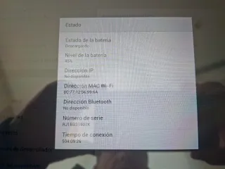 Tablet Samsung GT-P7510 Negra