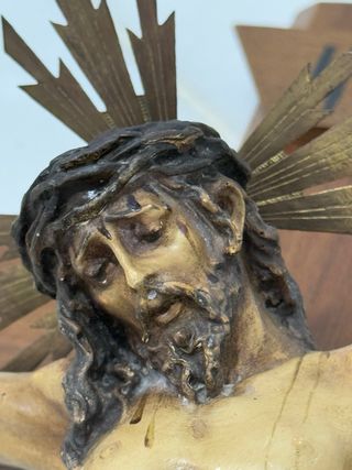 ANTIGUO CRISTO CRUCIFICADO DE OLOT