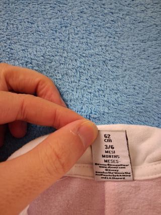 Pelele Minnie Mouse blanco y rosa