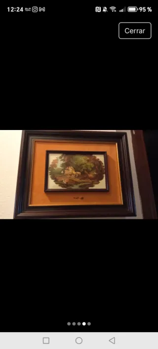 4 cuadros del pintor holandés J.C Van Hunnik