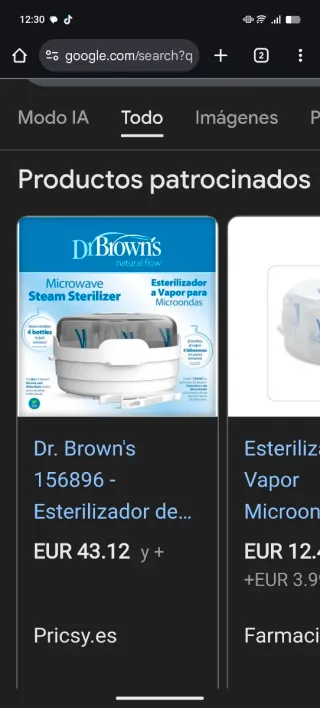 Esterilizador Microondas Dr. Brown's
