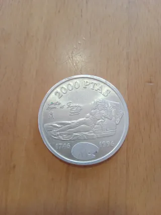 Moneda 2000 ptas Plata 925