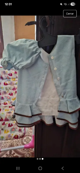 Vestido de flamenca para bebé