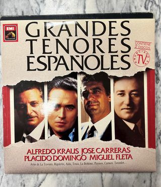 Vinilo Grandes Tenores y Sopranos Españoles