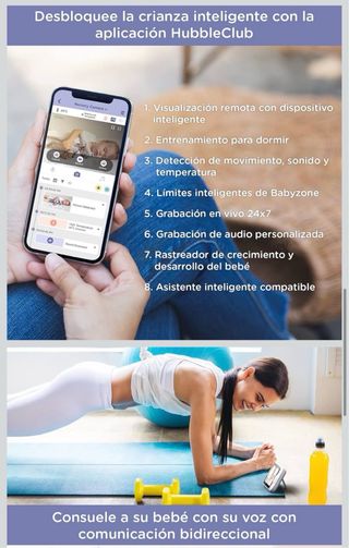 Camara Vigilabebés Hubble Nursery Pal Cloud