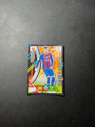 Cromo Adrenalyn 2016/2017 Piqué Super Crack