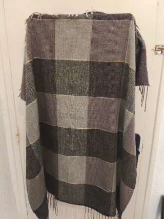 Bufanda de Cachemira a cuadros