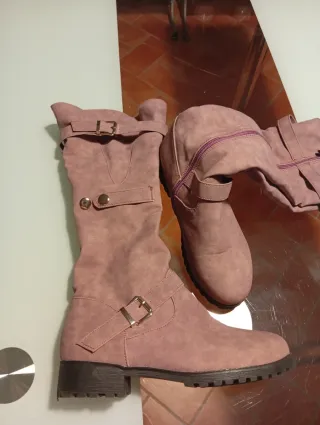 Stivali donna rosa