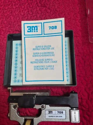 Super 8mm 3M 708 Super 8 Splicer De Lux