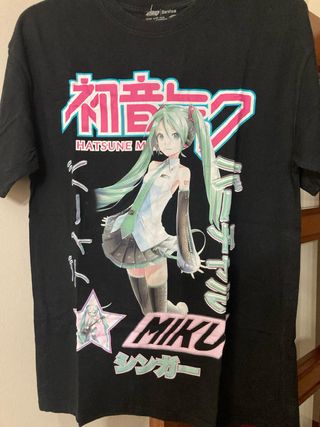 Camiseta Bershka Hatsune Miku Anime Talla xs