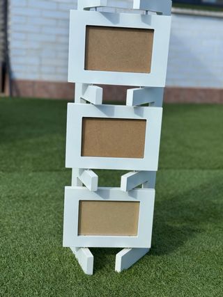 Marco de fotos blanco modular