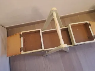 Cassetta Portacucito vintage in legno