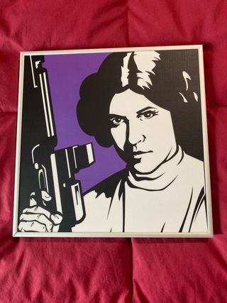 Cuadro Star Wars Princesa Leia Pop Art
