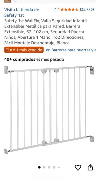 Valla de seguridad blanca Safety 1st