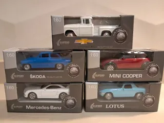 Lote 5 Coches Super 9 Escala 1:60