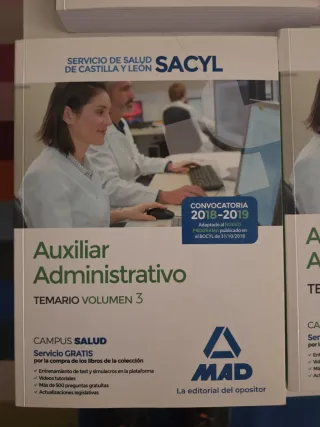 Auxiliar Administrativo del Servicio de Salud d...