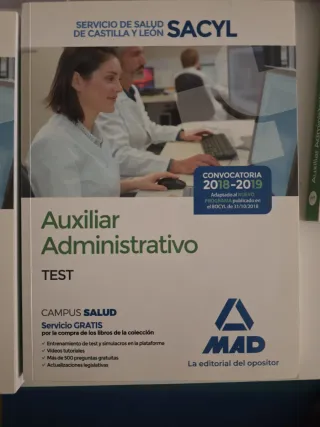 Auxiliar Administrativo del Servicio de Salud d...