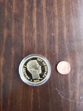 Moneda Amadeo I de España 1871