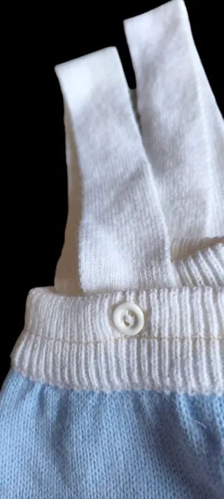 Pantalón punto tirantes 6 meses