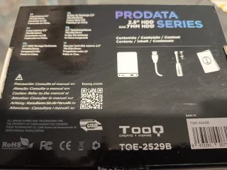 Caja Externa TooQ TQE-2529B USB 3.0