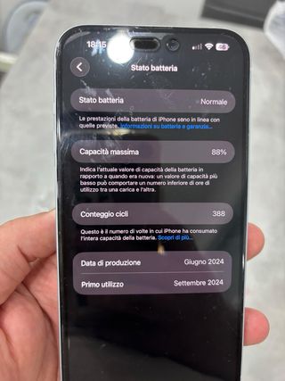 iPhone 15 Plus 256GB Azzurro - AppleCare+ 09/2026