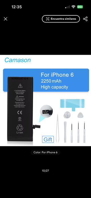 Batteria iPhone 6 Camason 2250 mAh
