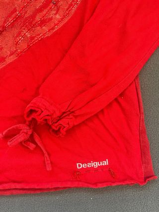 Camiseta Desigual Niña Corazón Rojo