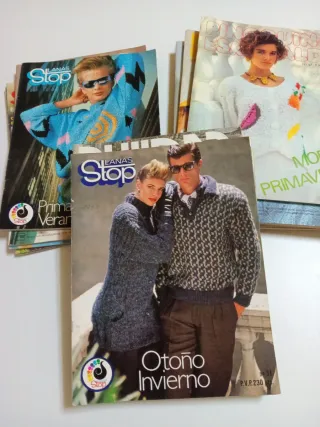 Revistas de punto para hombre y mujer (1970 a 1990