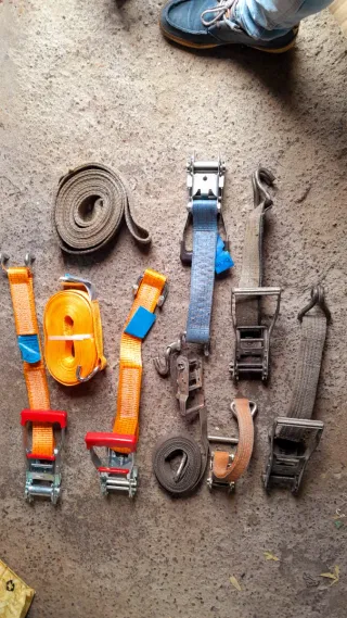 Correas de sujeción con trinquete