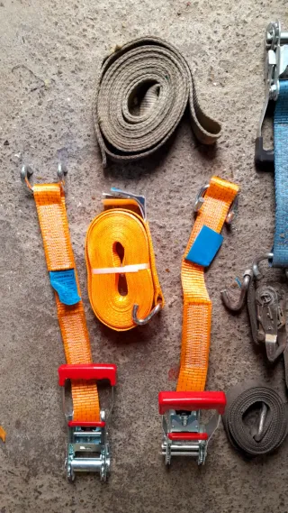 Correas de sujeción con trinquete